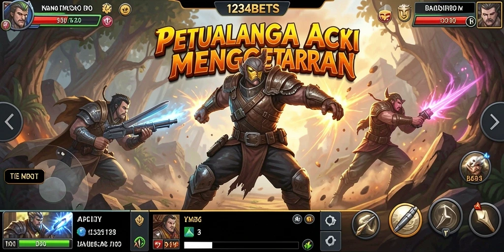 Tampilan gameplay seru di 1234BETS.