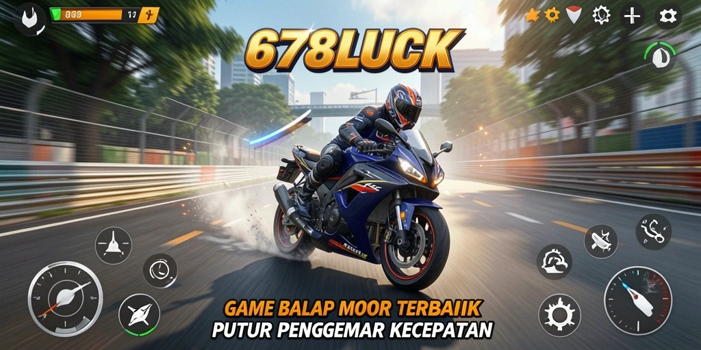 Screenshot gameplay 678LUCK menampilkan adu balap motor yang seru.
