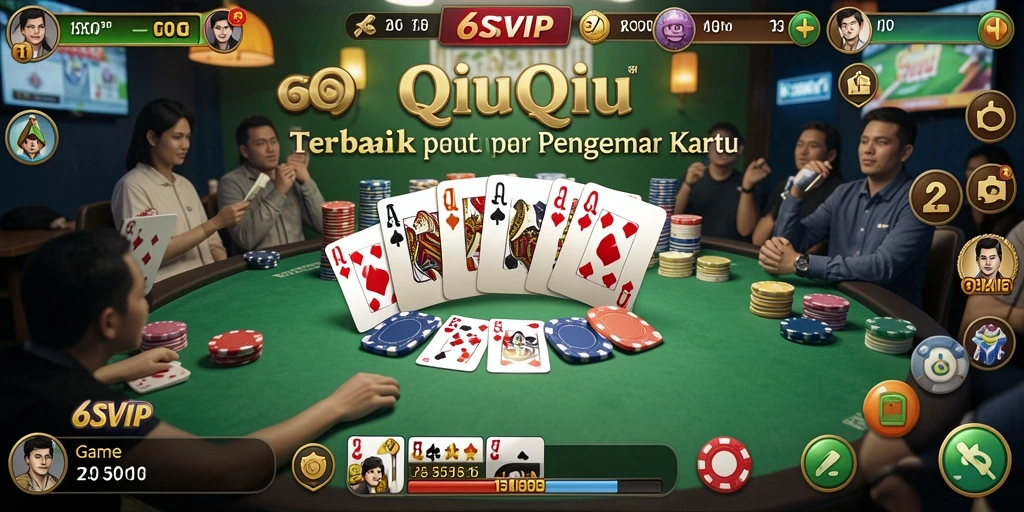 Screenshot utama gameplay QiuQiu di 6SVIP yang menarik.