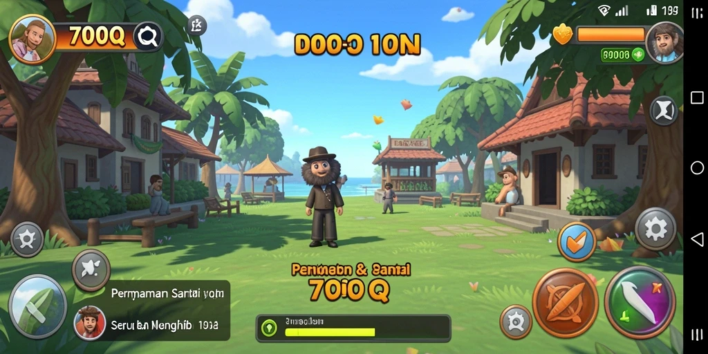 Screenshot gameplay 700Q yang menunjukkan serunya permainan Casual.
