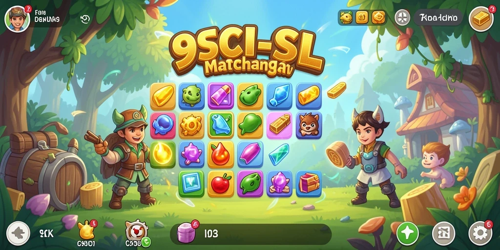 Tampilan gameplay seru dan penuh warna di 9SL.