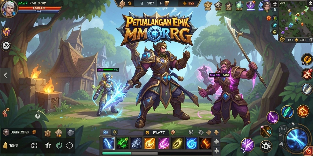 Screenshot gameplay FAV77 menampilkan visual menawan dan pertarungan seru.