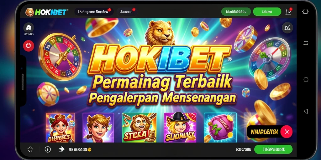 Tampilan menarik dari gameplay HOKIBET yang penuh warna.