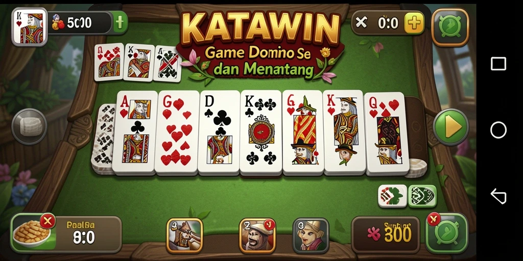 Tampilan gameplay KATAWIN dengan grafik menarik dan permainan yang seru.