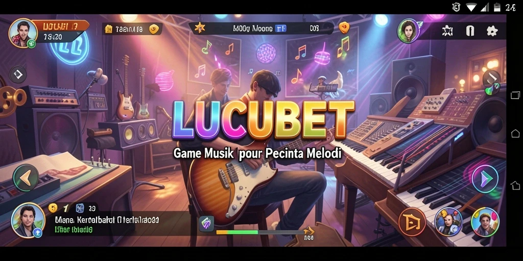 Tampilan screenshot utama permainan LUCUBET yang mendebarkan.