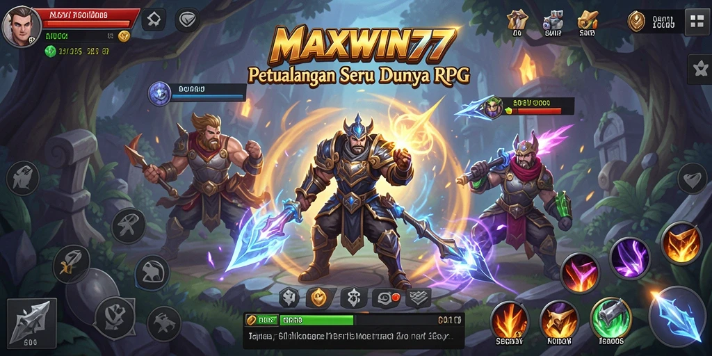 Screenshot gameplay RPG yang menunjukkan aksi pertarungan seru.