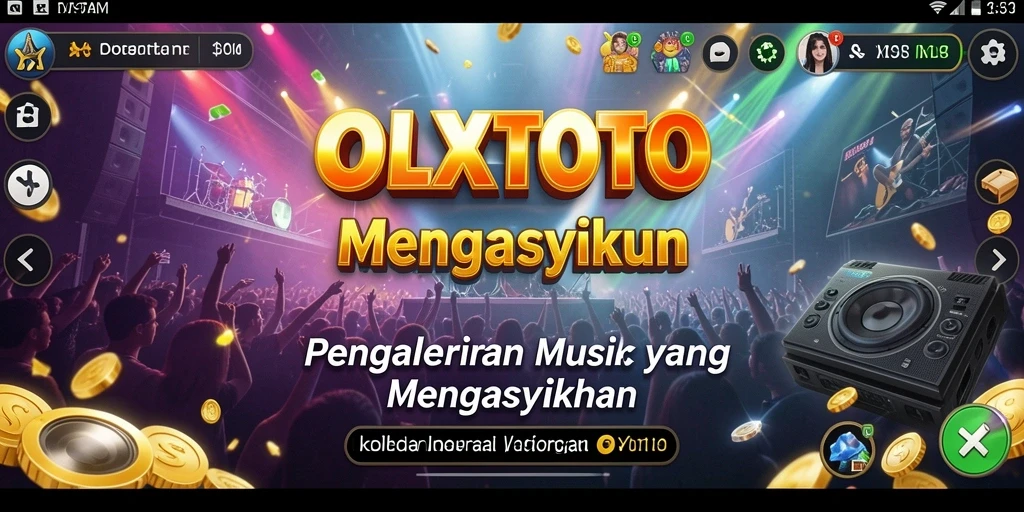 Tampilan menarik dari OLXTOTO saat pengguna menikmati musik.