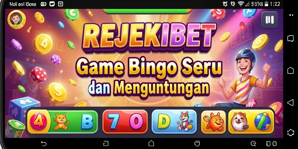 Tangkapan layar gameplay seru Bingo di REJEKIBET.
