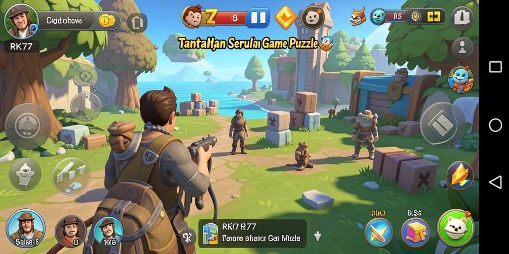 Gameplay menarik RK77 dengan berbagai teka-teki menantang.