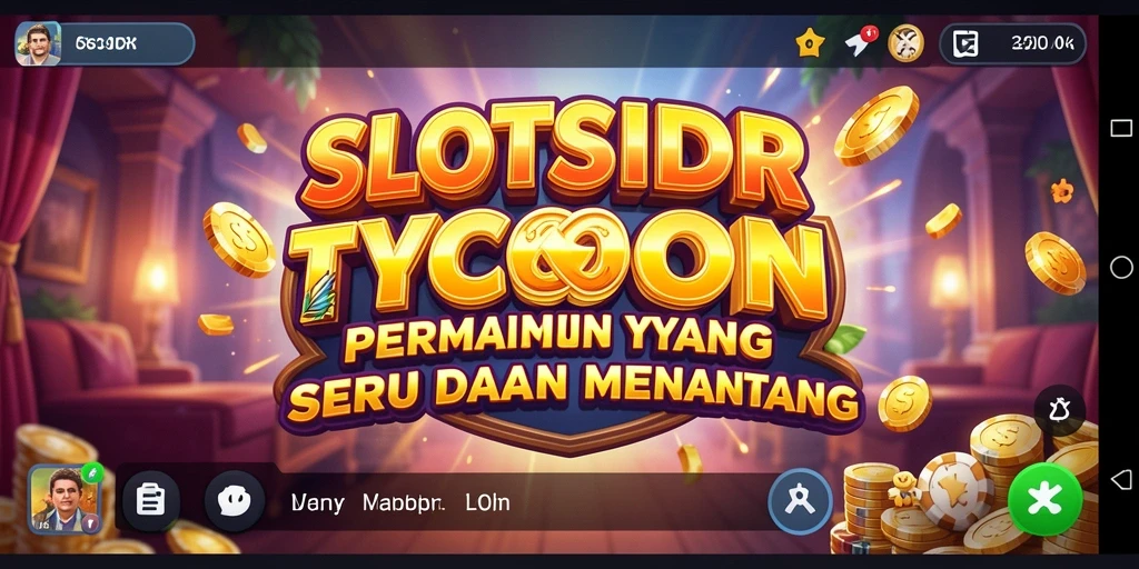 Screenshot gameplay SLOTSIDR yang menampilkan elemen Tycoon menarik.