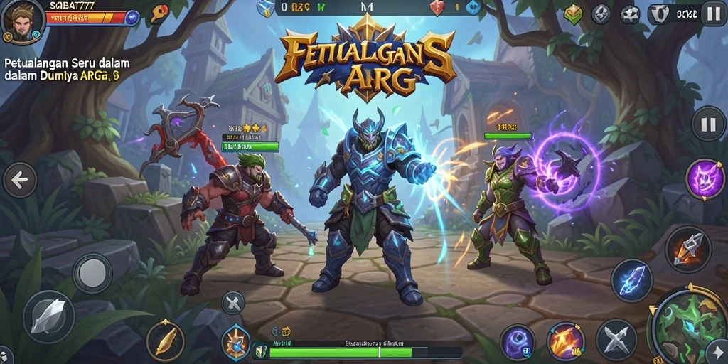Gameplay intensif di dunia petualangan SOBAT777.
