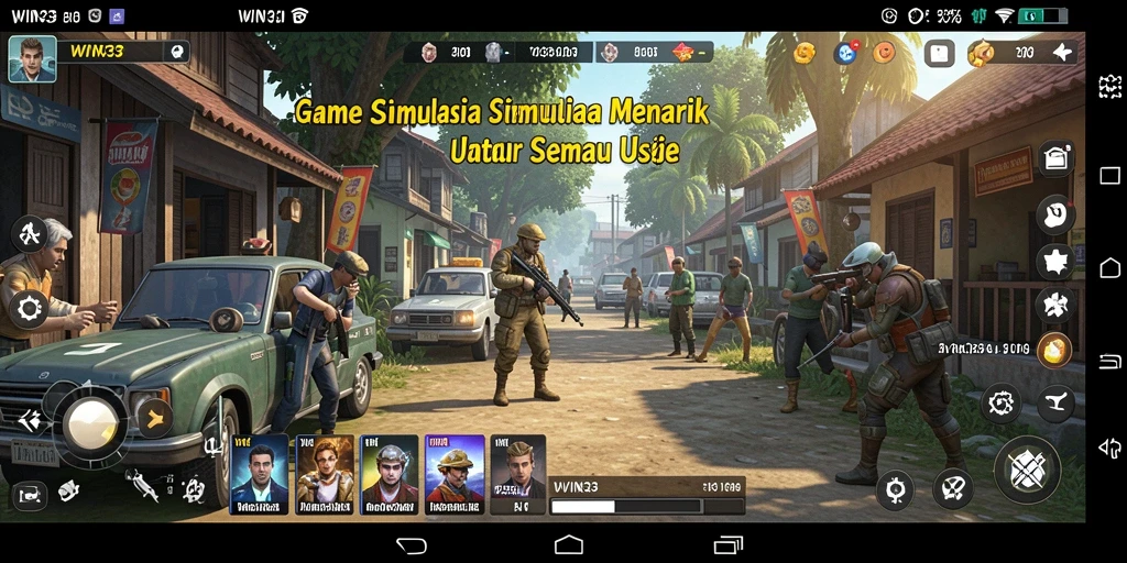 Tampilan gameplay menarik di WIN33 dengan grafis realistis.
