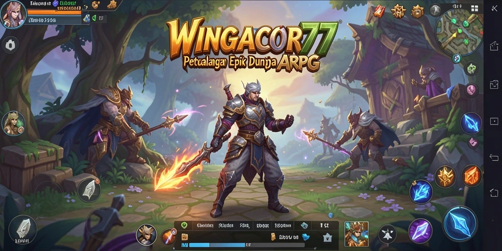 Tampilan gameplay WINGACOR77 yang mendebarkan dan penuh aksi.