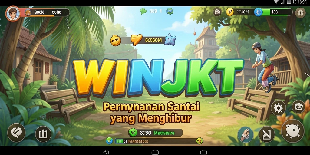 Tampilan gameplay seru dan penuh warna dari WINJKT.